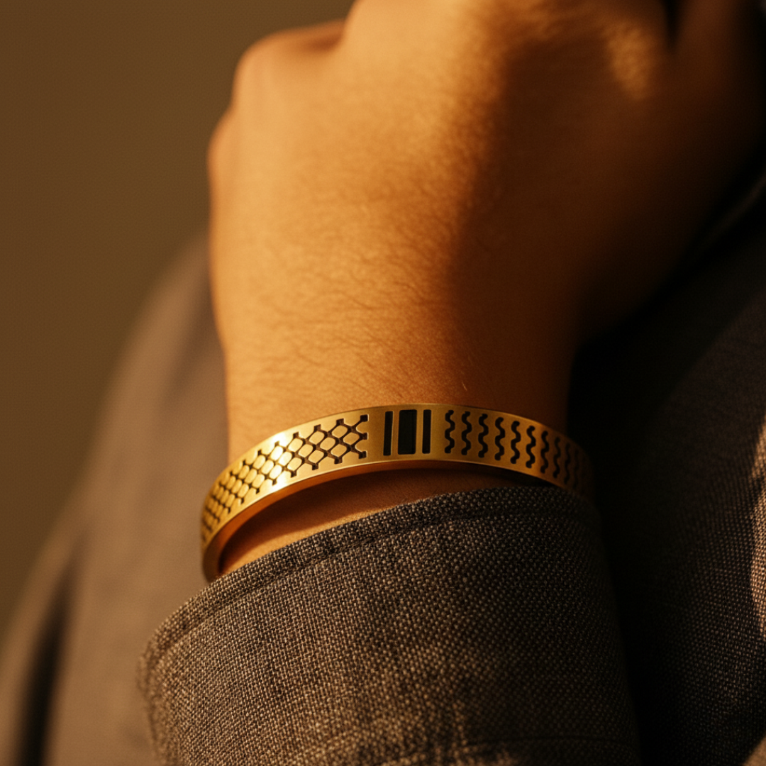 Qamar Keffiyeh Cuff