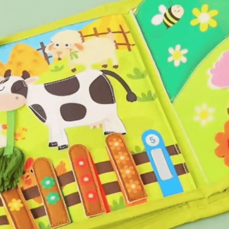Montessori Farm Stories Book – Educational Storytelling Toy for Creative Play (Ages 3–10)