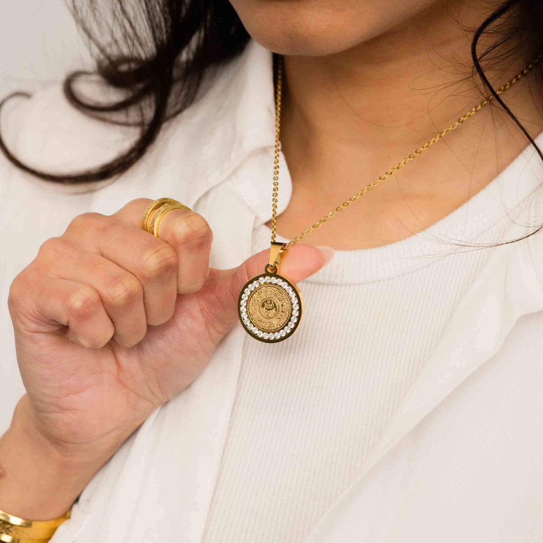 Ayatul Kursi Crystal Necklace