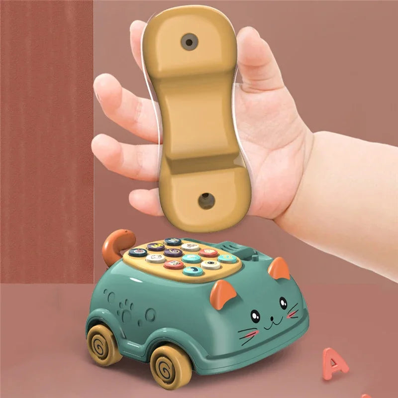 Loomora 3-in-1 Musical Cat Phone Toy