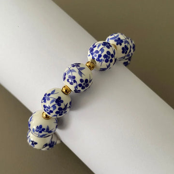 Marvain Porcelain Bead Bracelet