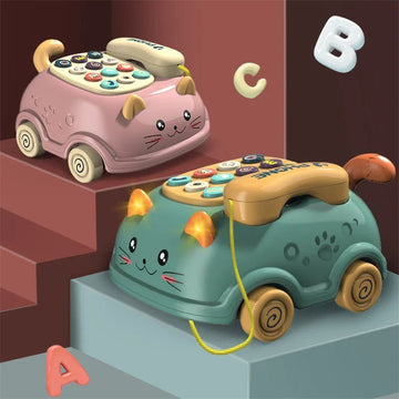 Loomora 3-in-1 Musical Cat Phone Toy