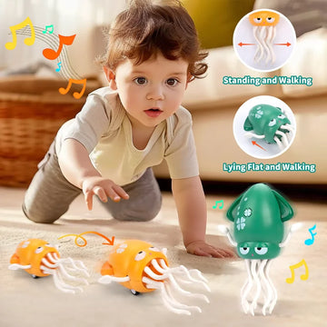 Loomora Light-Up Dancing Squid Toy