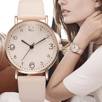 Loomora Casual Arabic Leather Watch