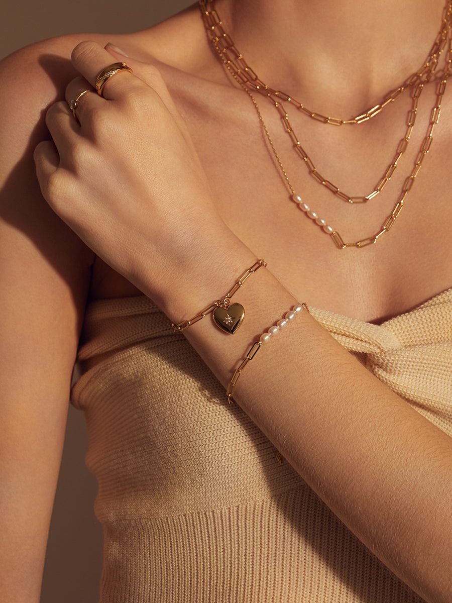 Amal Heartfelt Locket Bracelet