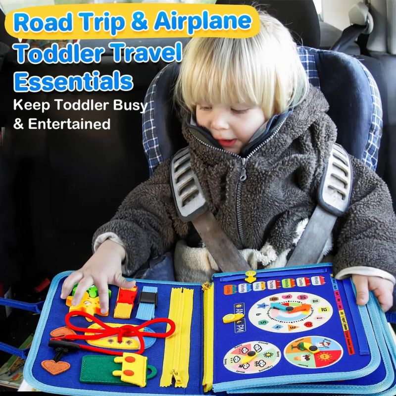 Montessori Busy Board – Educational Toy for Creative Play and STEM Learning (Ages 3–10)