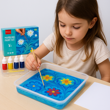 Kreatives Marmor Wasserfarben Set – Creative Art Toy for Imaginative Play (Ages 3–10)