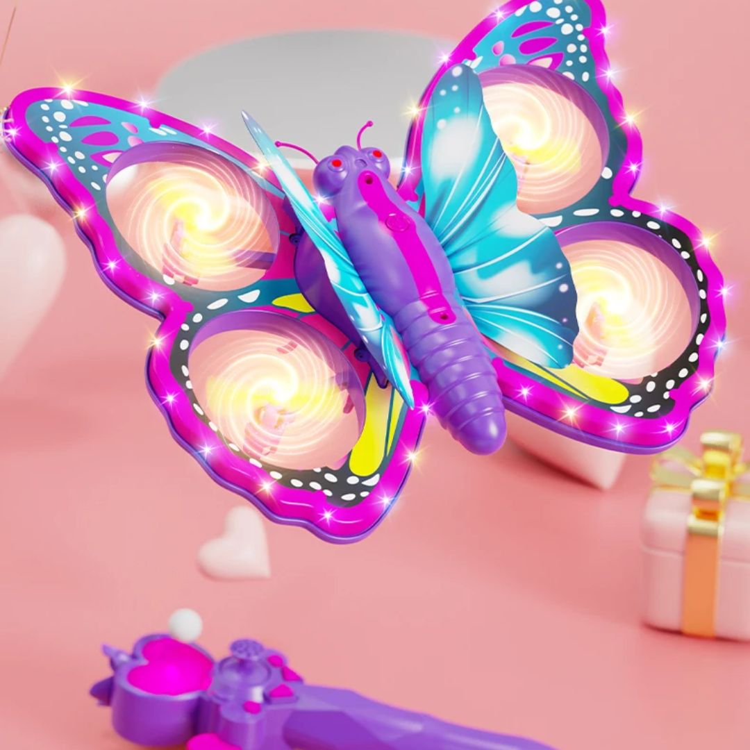 Loomora Glitter Butterfly Drone