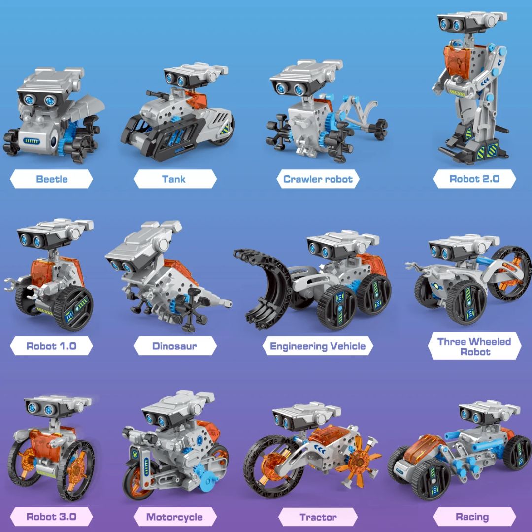 Loomora 12 in 1 - Solar Robot Science Kit