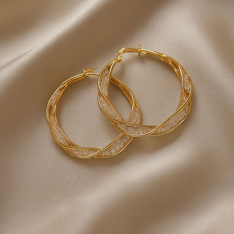 Boucles d'Oreilles Twist Élégantes