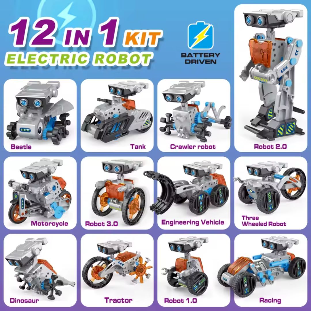 Loomora 12 in 1 - Solar Robot Science Kit
