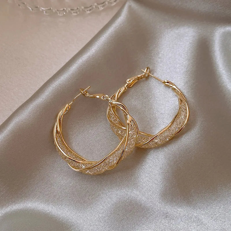 Boucles d'Oreilles Twist Élégantes