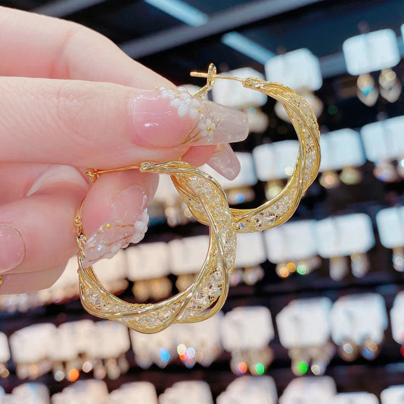 Boucles d'Oreilles Twist Élégantes