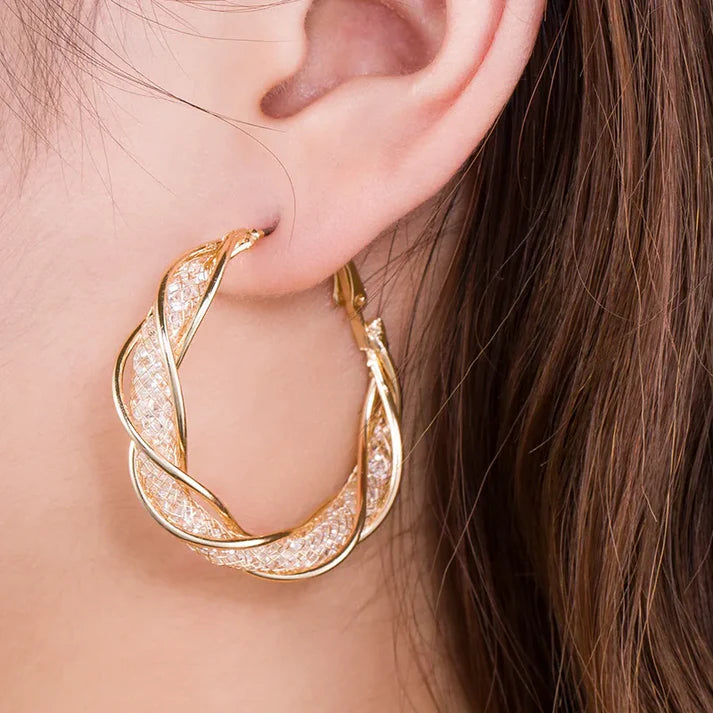 Boucles d'Oreilles Twist Élégantes