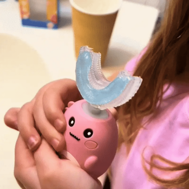 U-Shaped 360º Ultrasonic Toothbrush – Innovative Oral Care Tool for Kids (Ages 3–10)