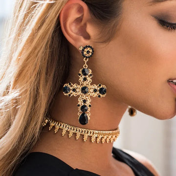 Sanctuary Cross Earrings