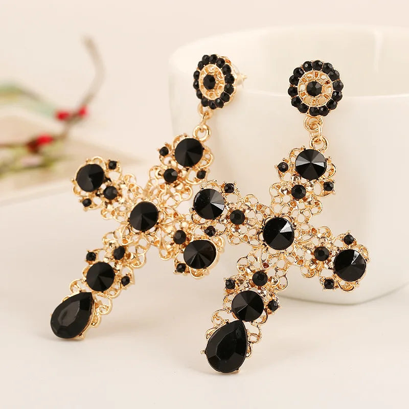 Sanctuary Cross Earrings