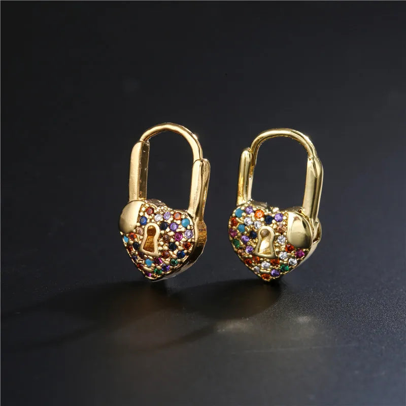 Eternal Heart Hoop Earrings