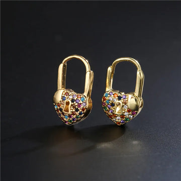 Eternal Heart Hoop Earrings