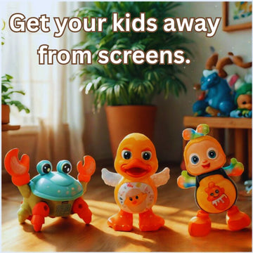 Dancing Crab & Friends Playset – Interactive Musical Toy with Lights for Creative Play (Ages 3–10)