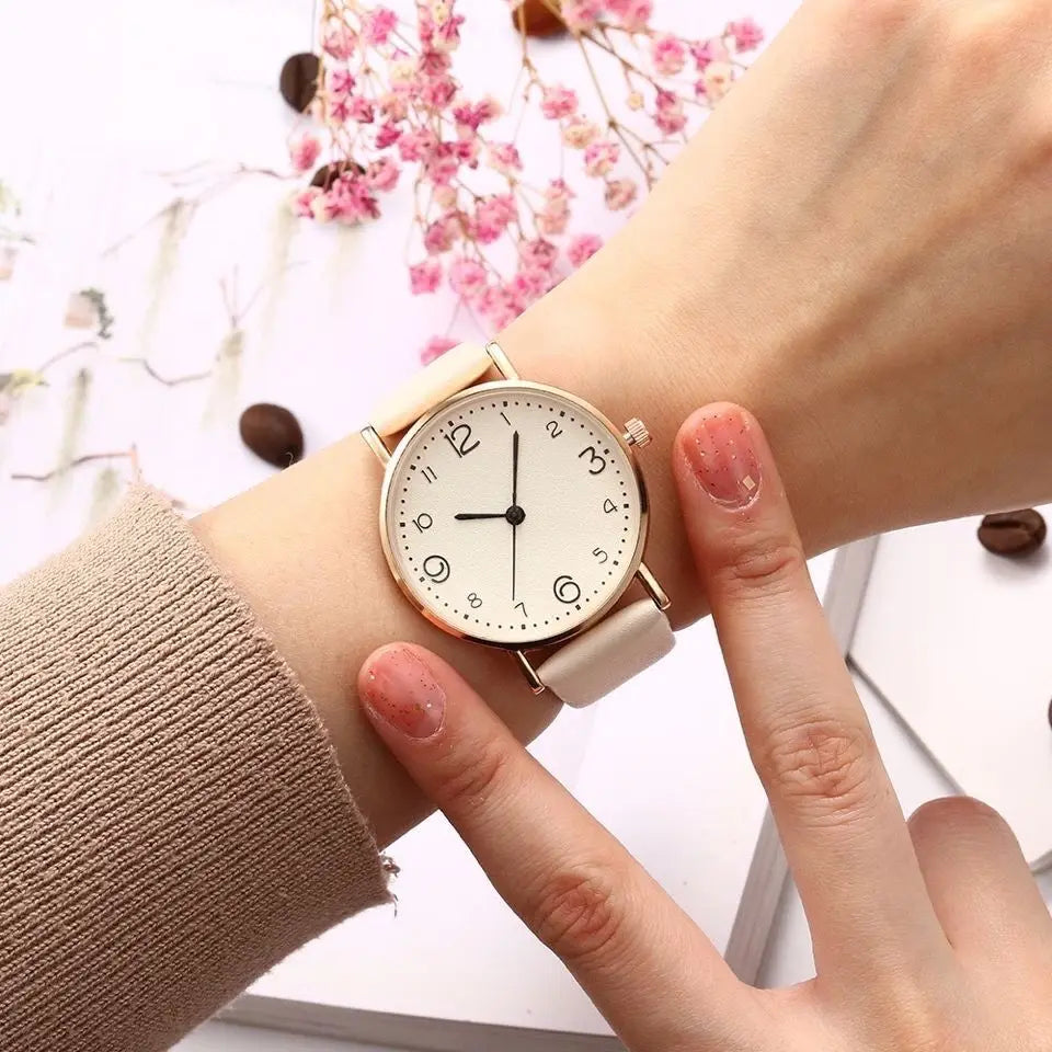 Loomora Casual Arabic Leather Watch