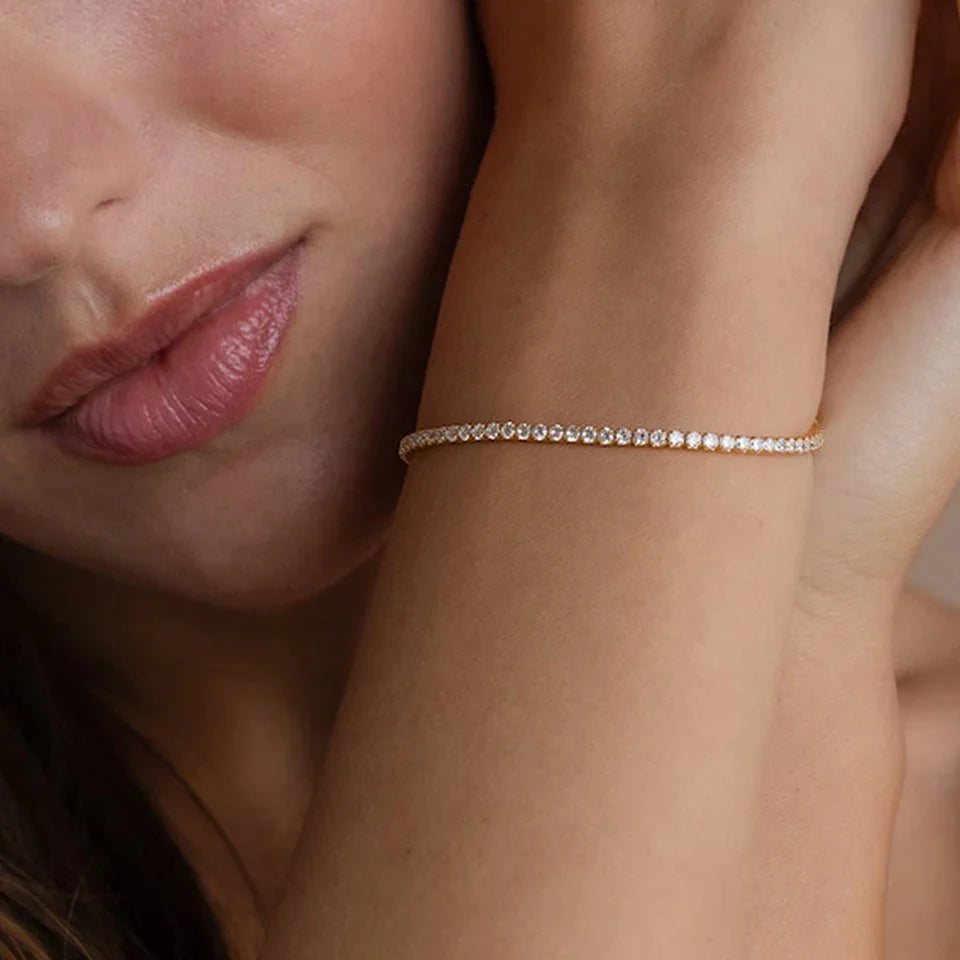 Imperial Radiance Tennis Bracelet