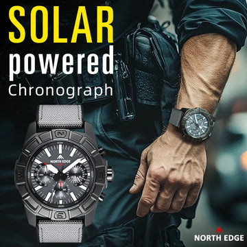 Loomora Solar Pilot Watch for Men