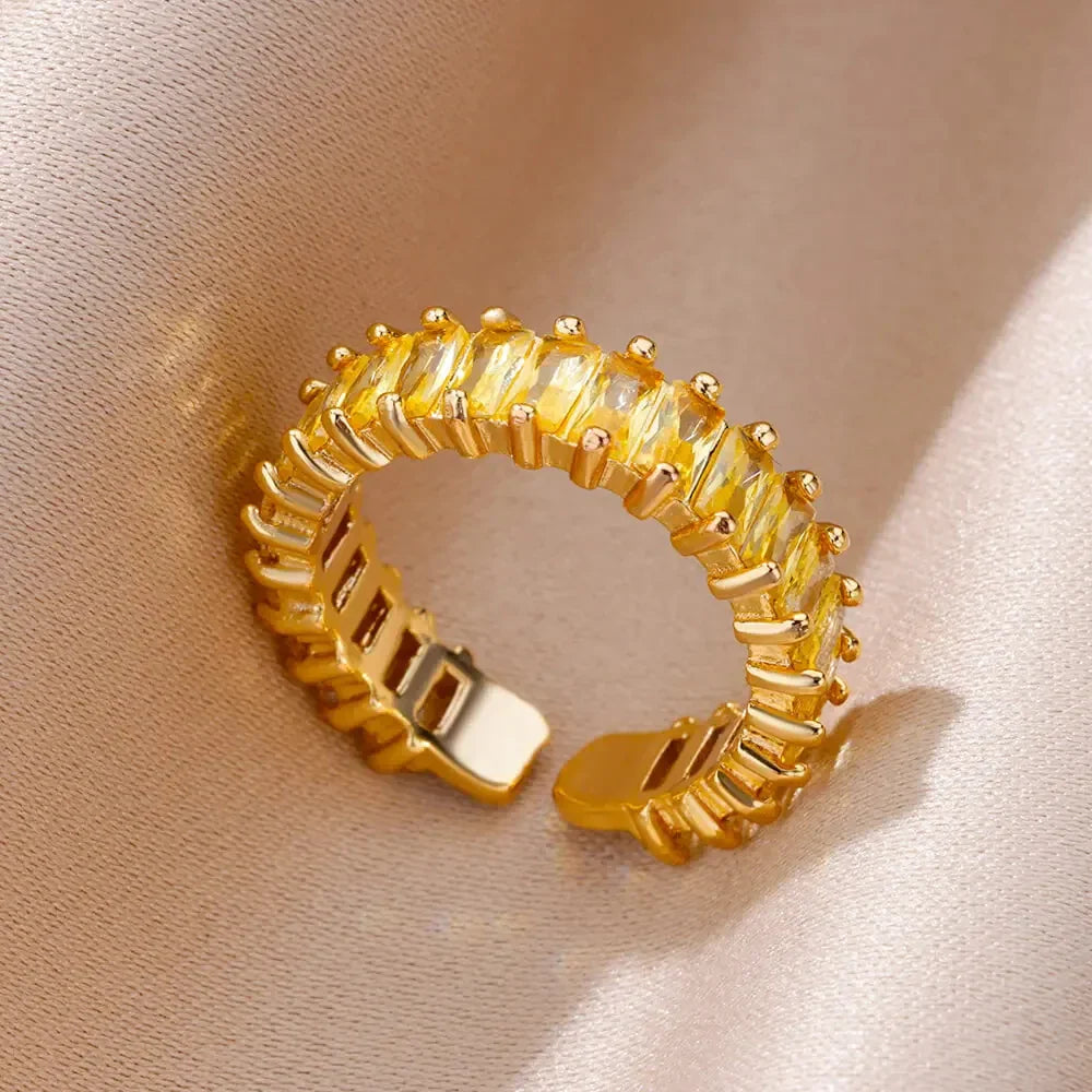 Elegant Crystara Gemstone Ring