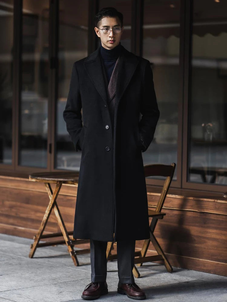 Loomora Luxe Wool Blend Trench Coat