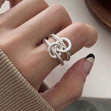 Lunex Ring in Sterling Silver