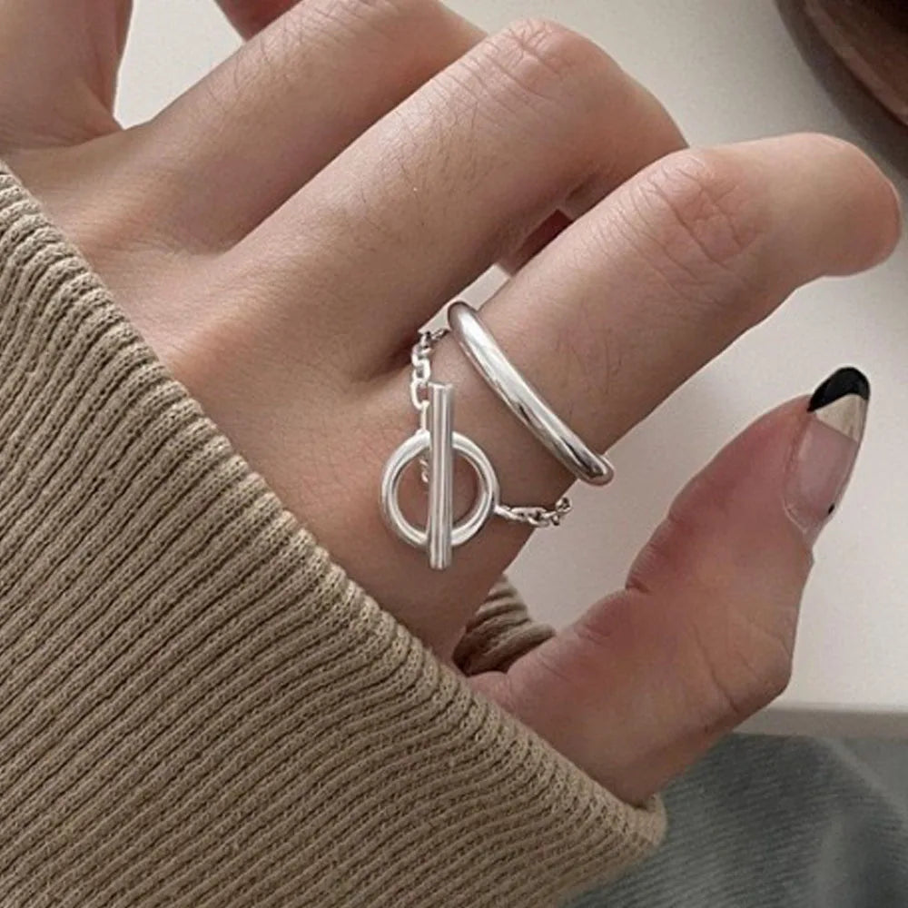 Lunex Ring in Sterling Silver