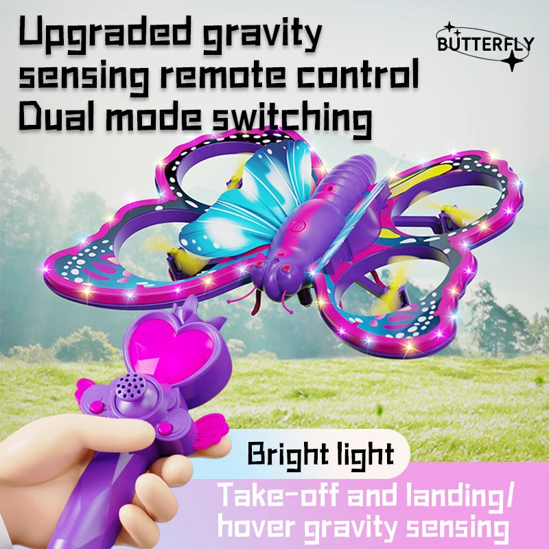 Loomora Glitter Butterfly Drone