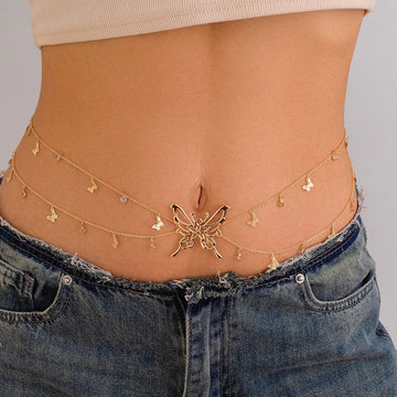 Gossamer Butterfly Waist Chain