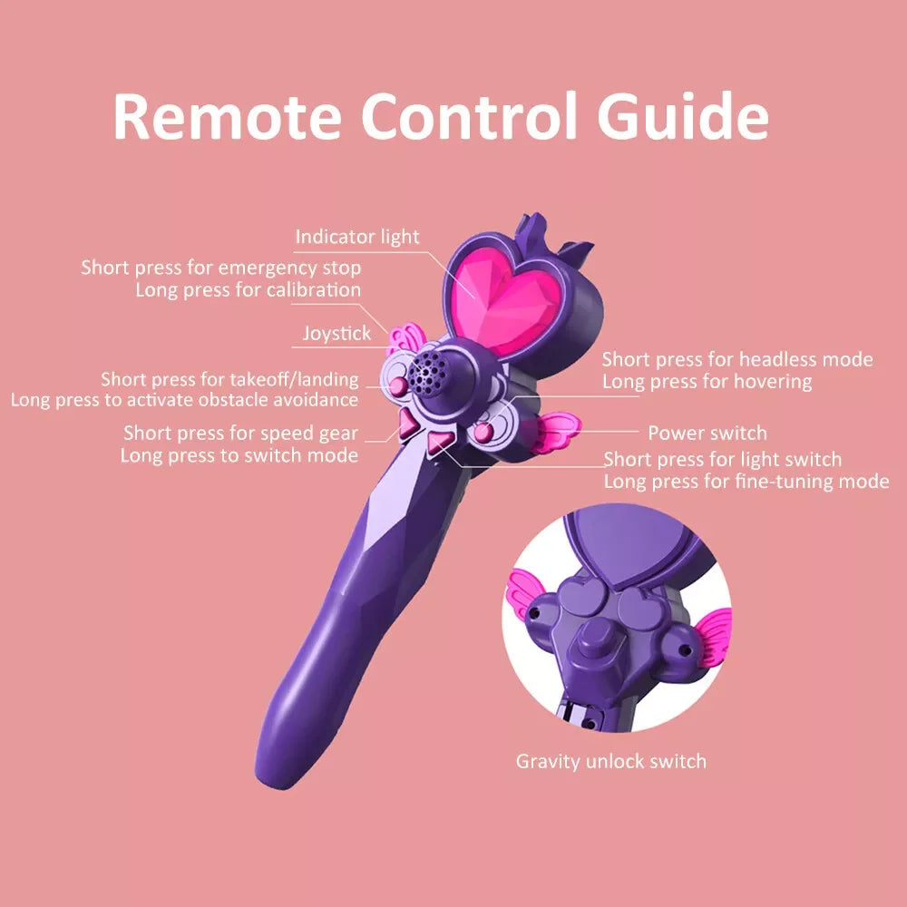 Loomora Glitter Butterfly Drone