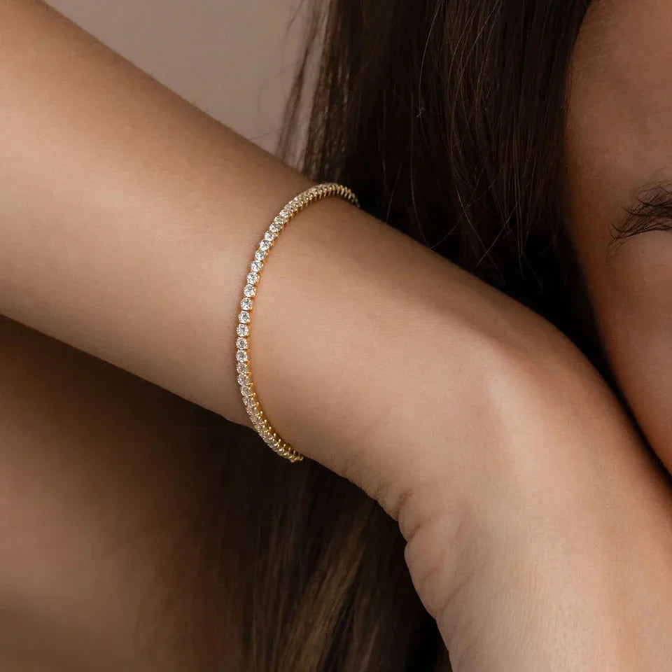 Imperial Radiance Tennis Bracelet