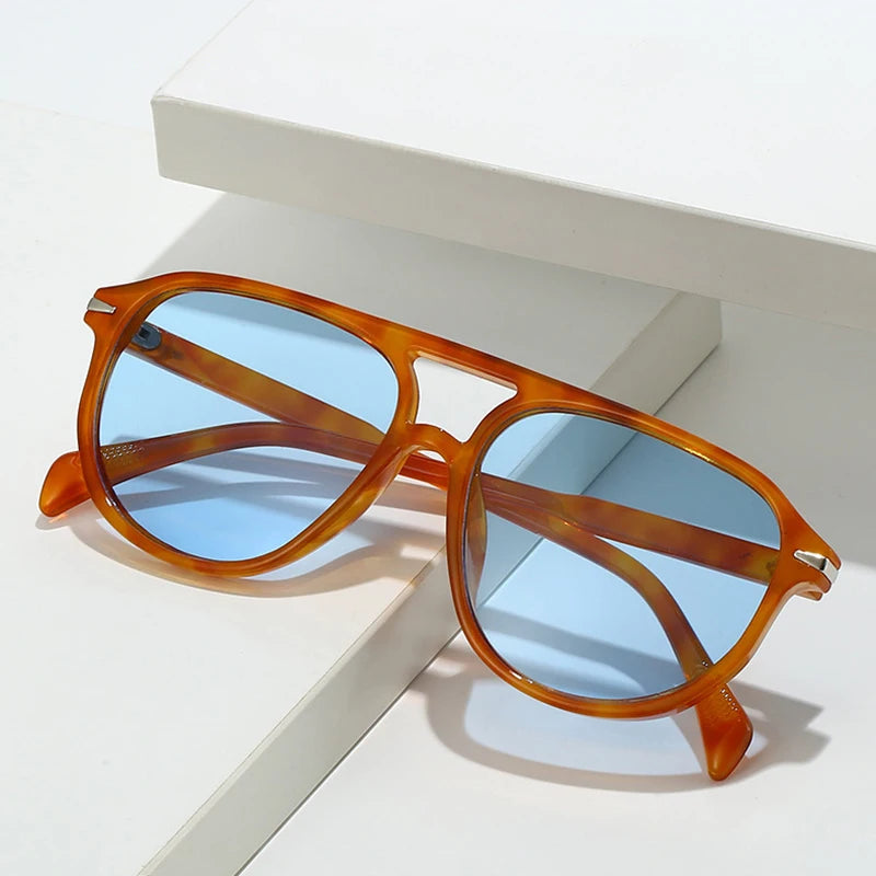 Loomora Retro Rivet Pilot Sunglasses