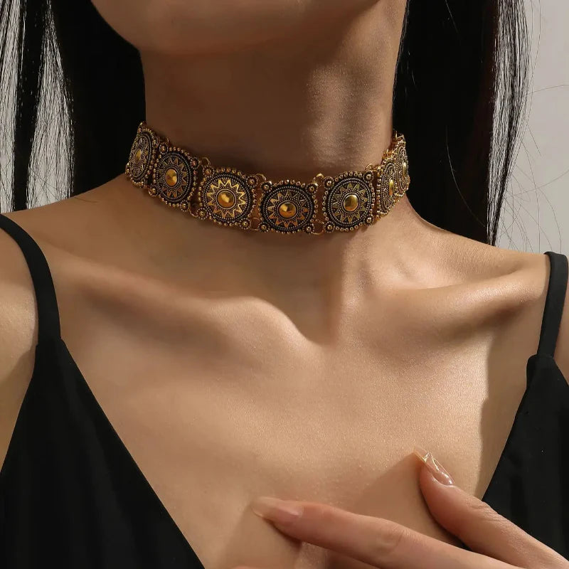 Ornate Renaissance Solemn Choker