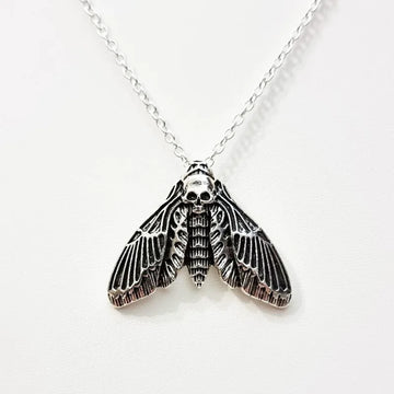 Antique Vanta Moth Necklace