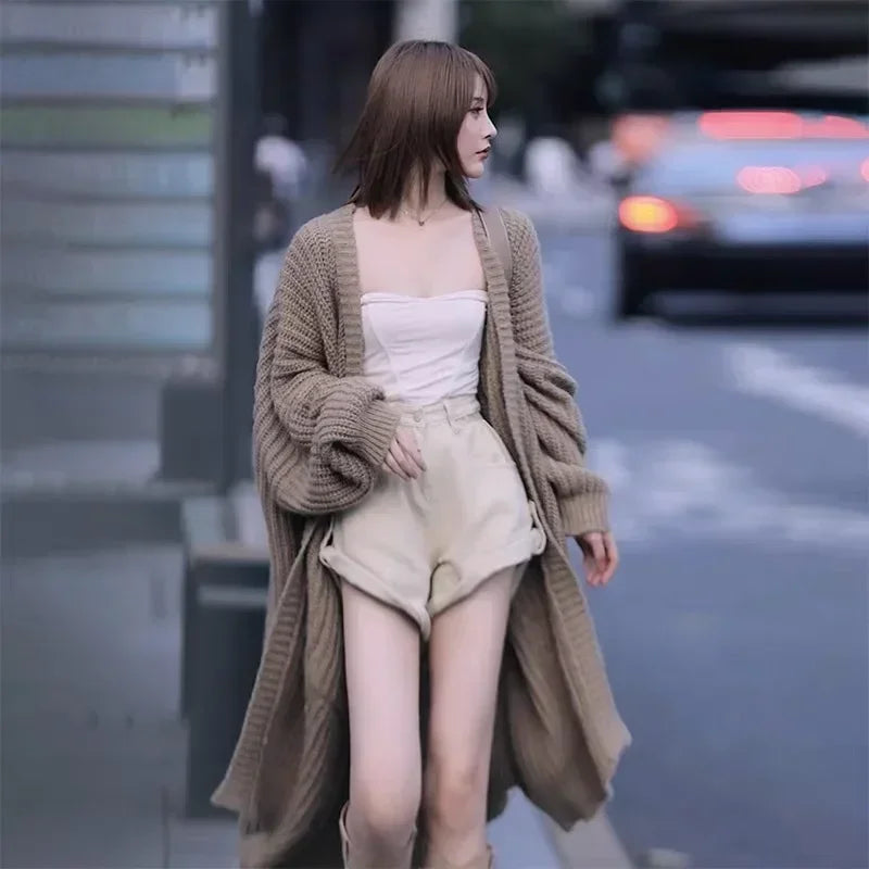 Loomora Elegant V-Neck Cardigan