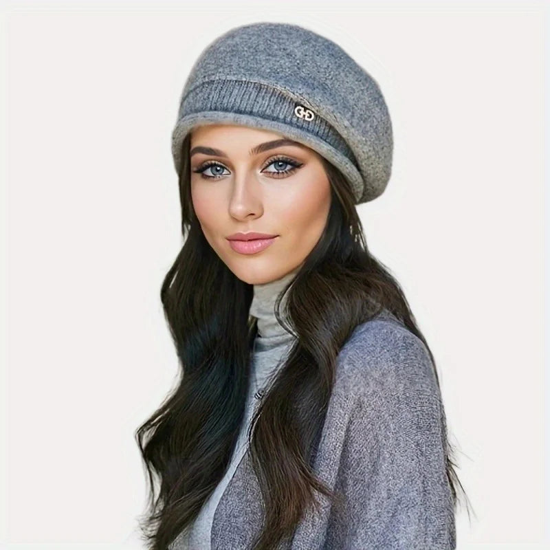 Loomora Cozy Fleece Beanie Hat with Pocket