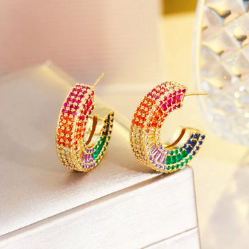 Odetta Polychrome Earrings