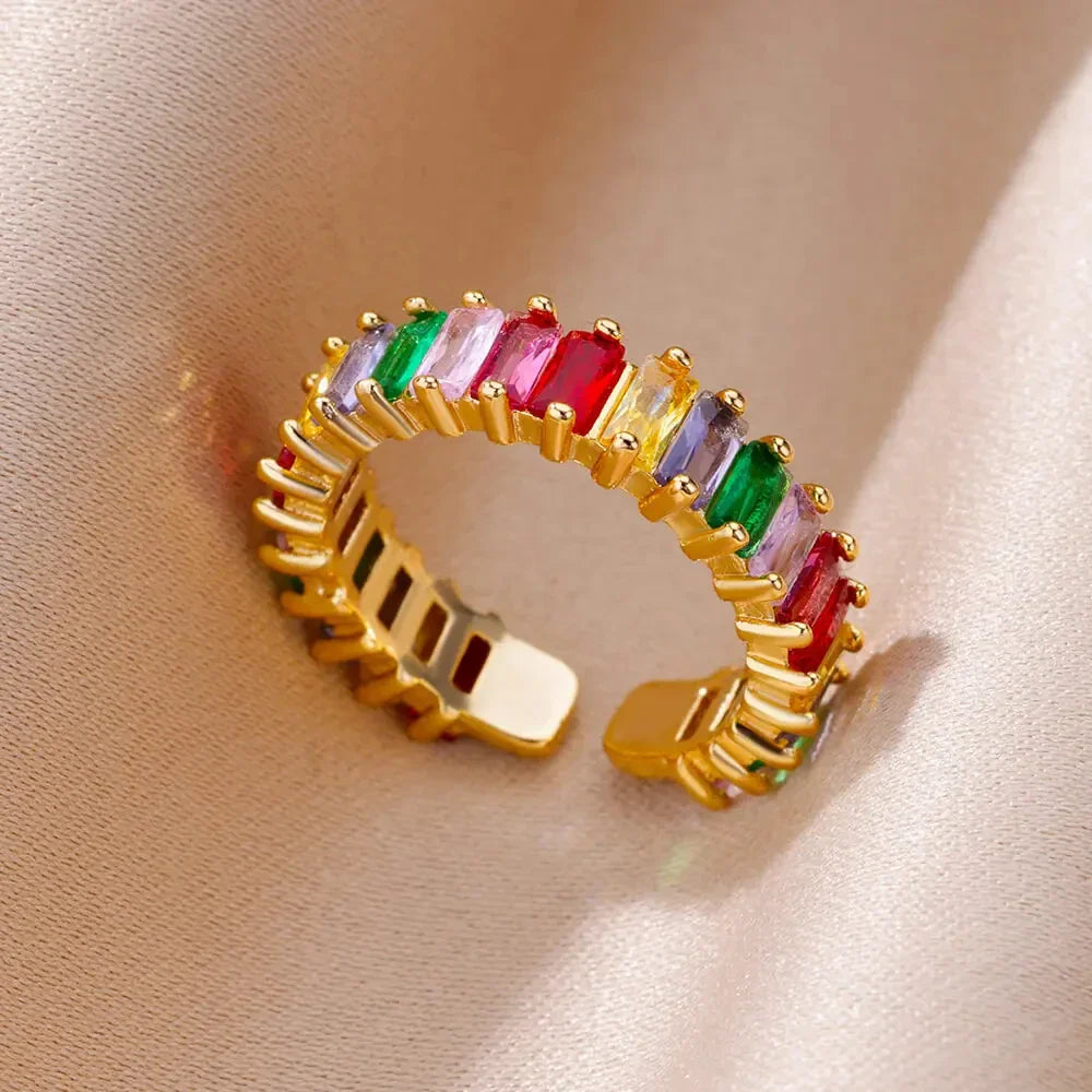 Elegant Crystara Gemstone Ring