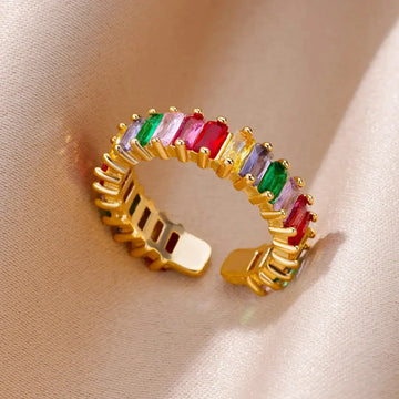 Elegant Crystara Gemstone Ring