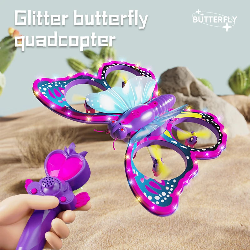 Loomora Glitter Butterfly Drone