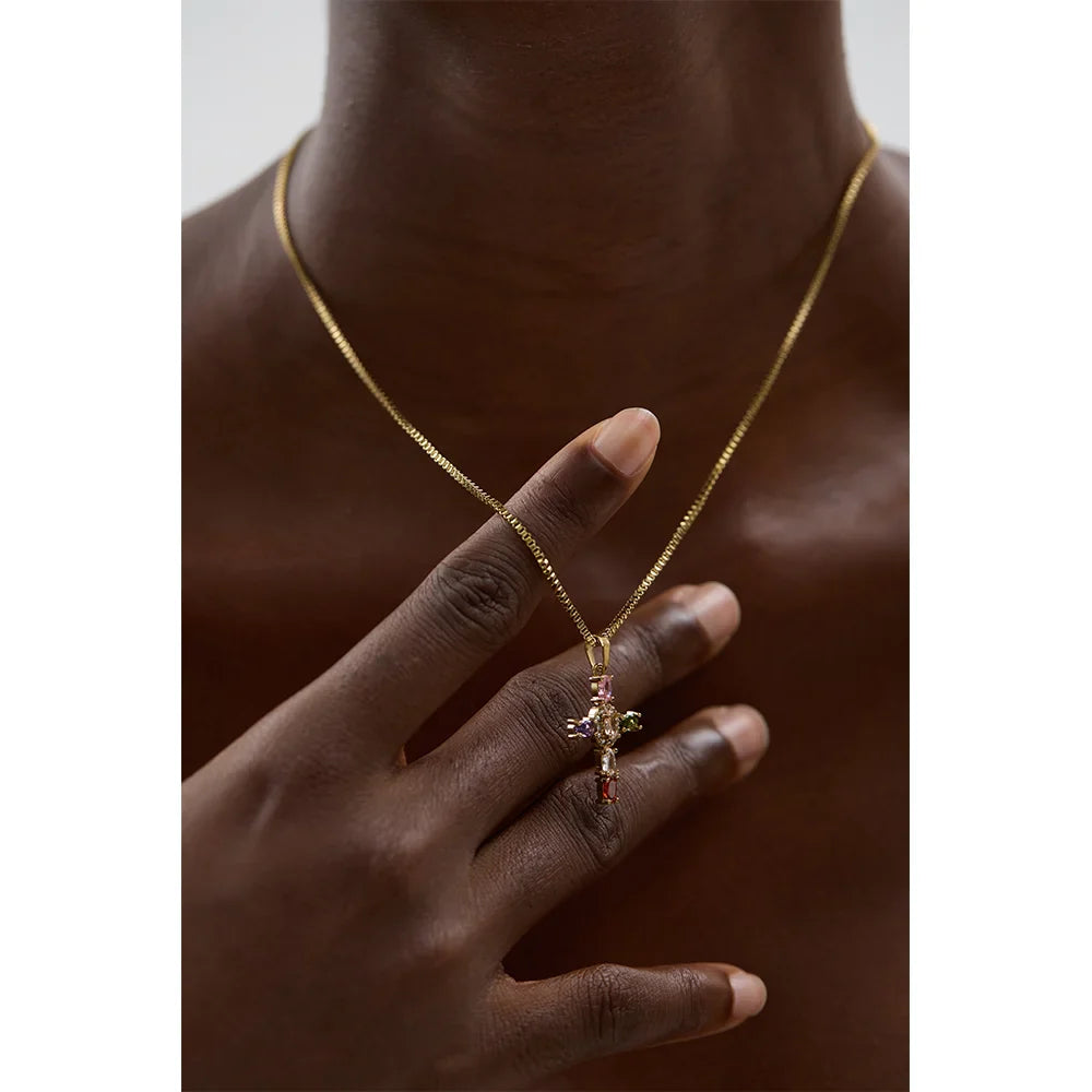 Divine Light Cross Necklace