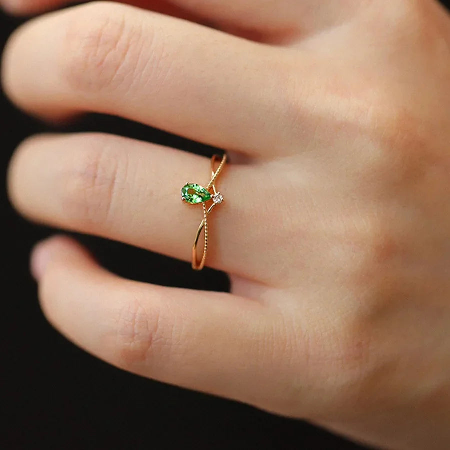 Isadora Verano Emerald Ring