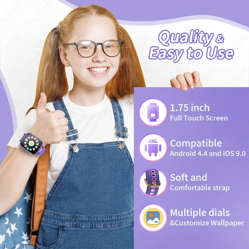 Loomora Kids Smart Touch Watch 2025