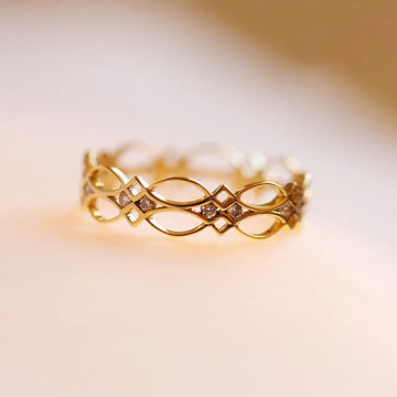 Daphne Oro Cage Ring