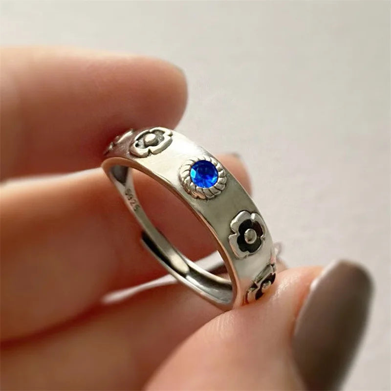 Boemea Surrealist Silver Ring