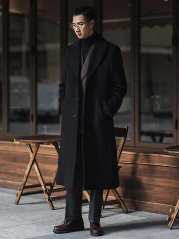 Loomora Luxe Wool Blend Trench Coat